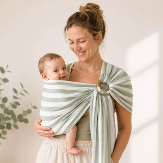 Hoppediz Ring Sling - Matcha Latte